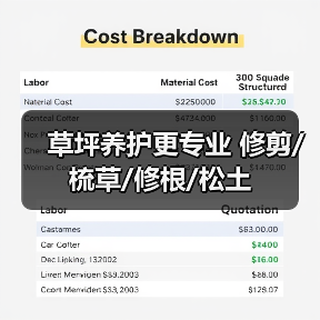 草坪养护更专业 修剪/梳草/修根/松土（图3）