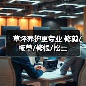 草坪养护更专业 修剪/梳草/修根/松土（图2）