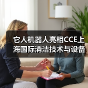 它人机器人亮相CCE上海国际清洁技术与设备博览会（图1）