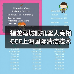 福龙马城服机器人亮相CCE上海国际清洁技术与设备博览会（图1）