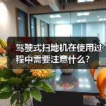 驾驶式扫地机在使用过程中需要注意什么？（图3）