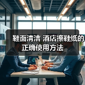 鞋面清洁 酒店擦鞋纸的正确使用方法（图1）