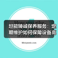 坦能臻诚保养服务：定期维护如何保障设备高效运行？（图1）