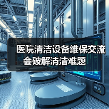 医院清洁设备维保交流会破解清洁难题（图1）