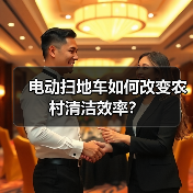 电动扫地车如何改变农村清洁效率？（图1）