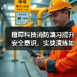 橙犀科技消防演习提升安全意识，实战演练如何筑牢企业防线？（图2）