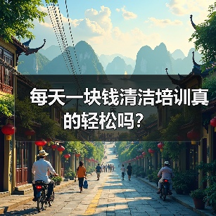 每天一块钱清洁培训真的轻松吗？（图3）