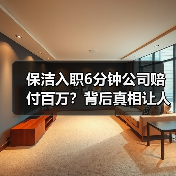 保洁入职6分钟公司赔付百万？背后真相让人震惊（图2）