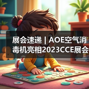 展会速递 | AOE空气消毒机亮相2023CCE展会（图1）