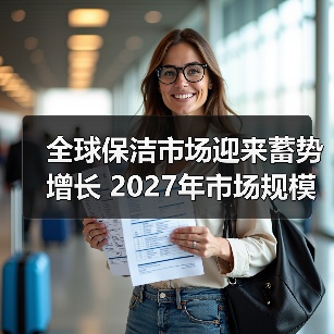 全球保洁市场迎来蓄势增长 2027年市场规模将达到约4,500亿美元！（图1）