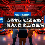 安徽专业清洁设备生产解决方案 化工/食品/高铁站高效应用