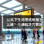公共卫生间用纸难题怎么破？元迪解决方案提升体验