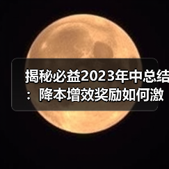 揭秘必益2023年中总结：降本增效奖励如何激活团队潜能？