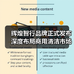 辉煌智行品牌正式发布 深度布局商用清洁市场