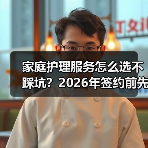 家庭护理服务怎么选不踩坑？2026年签约前先看这5个判断标准